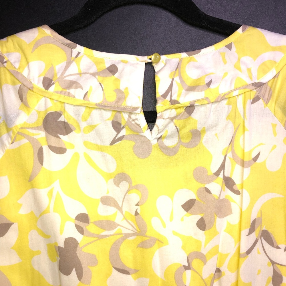 Old Navy Yellow Floral Ruffle Mini XS Dress - Picture 10 of 16